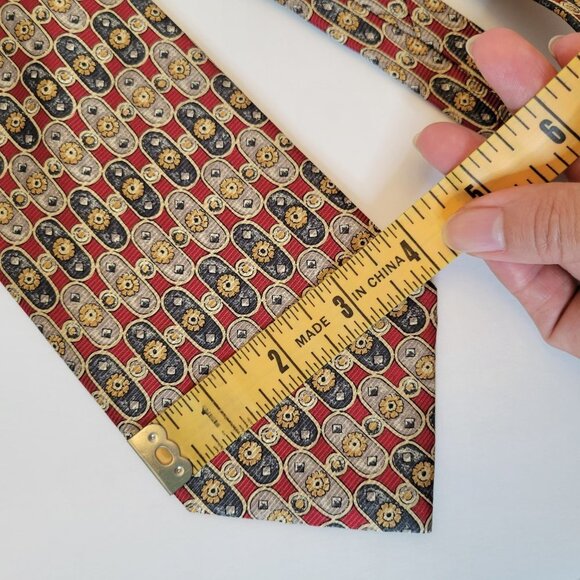 Valentino Cravette Made in Italy 100% Silk Tie - Picture 8 of 9